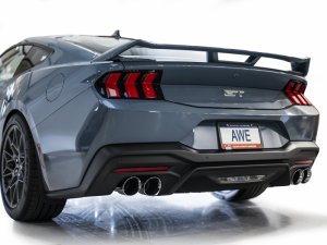 Ford Mustang Performance Exhaust - AWE Tuning - Cat-Back Track Edition - Chrome Silver - 2024+ Ford Mustang Performance Exhaust - AWE Tuning - Cat-Back Track Edition - Chrome Silver - 2024+